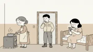 Bạn gái mặc kệ mẹ tôi nấu ăn, chỉ ngồi bấm điện thoại